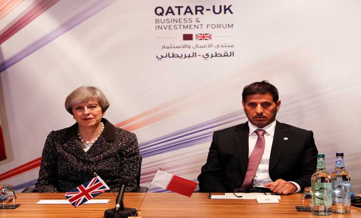 قطر تتطوع لانقاذ اقتصاد بريطانيا بعد خروجها من الاتحاد الاوروبي
