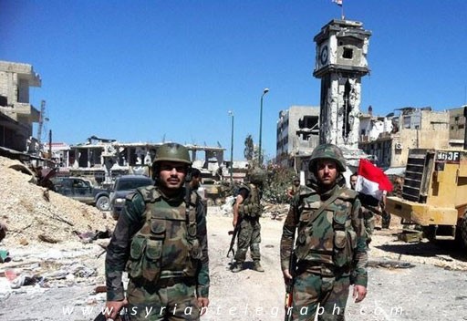 البدء في تطهير مدينة حمص من آخر اوكار المسلحين