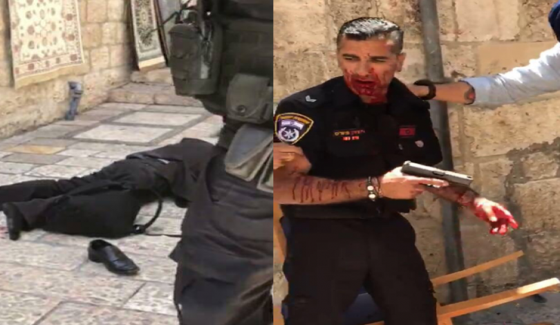 استشهاد فلسطيني واصابة اسرائيلي في عملية طعن بالقدس