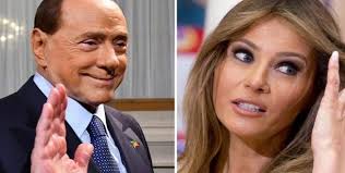 الزعيم الايطالي المتصابي برلسكوني يحسد ترامب على زوجته ميلانيا