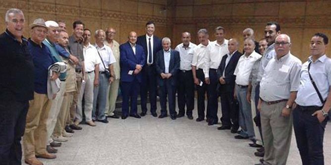الرئيس الاسد يلتقي وفداً نقابياً تونسياً يزور دمشق مؤيداً ومسانداً