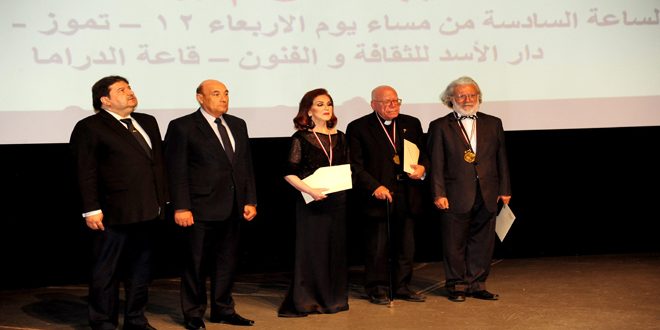 زحلاوي والحناوي ويوسف يفوزون بجائزة الدولة التقديرية السورية لهذا العام