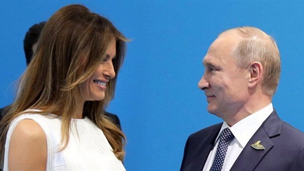 التوافق يتحقق بين بوتين وميلانيا من اول جلسة