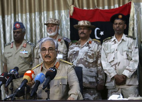 الجيش الوطني الليبي يحرر بنغازي من عصابة 