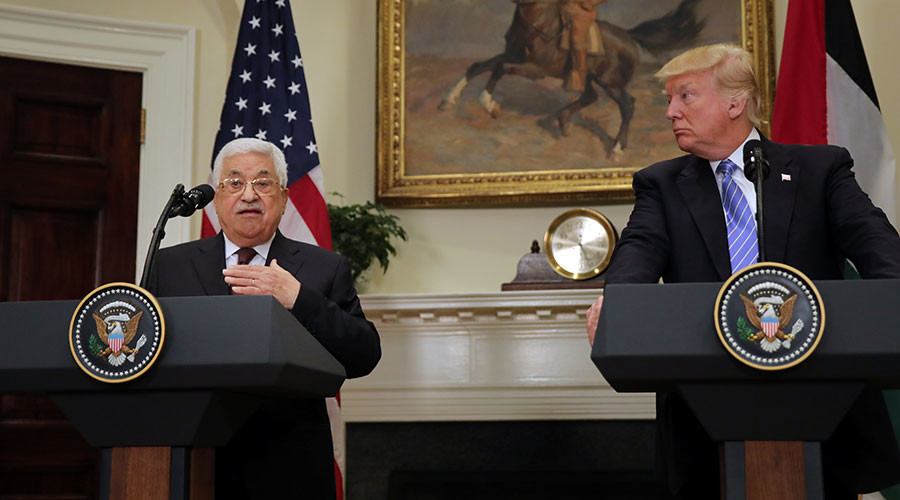 رفض امريكا التطرق لحل الدولتين يعطل اصدار بيان حول لقاء ترامب- عباس