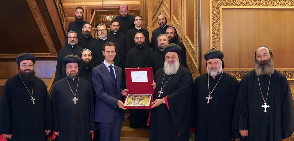 الاسد يؤكد ان المسيحيين اصحاب وطن في سوريا المتجانسة شعبياً
