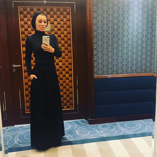 زخاروفا ترتدي الحجاب خلال زيارتها للسعودية برفقة لافروف