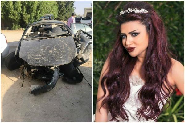مصرع الفنانة المصرية داليا التوني في حادث سير مروع