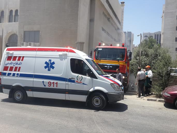 اصابة 26 شخصا بجروح ورضوض في حادث تصادم حافلتين في الضليل
