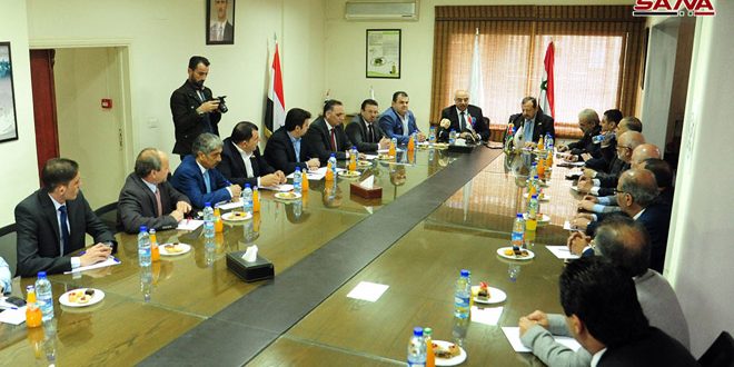 وفد اقتصادي اردني يبحث سبل اعادة تفعيل العلاقات التجارية مع سورية