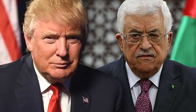 صحيفة صهيونية تزعم ان عباس اصدر تعليمات لرجاله بوقف مهاجمة ترامب