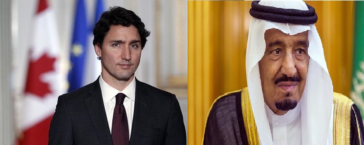 السعودية تستدعي سفيرها بكندا وتطرد السفير الكندي لديها جراء تغريدة تنتقد الاعتقالات السعودية لنشطاء المعارضة