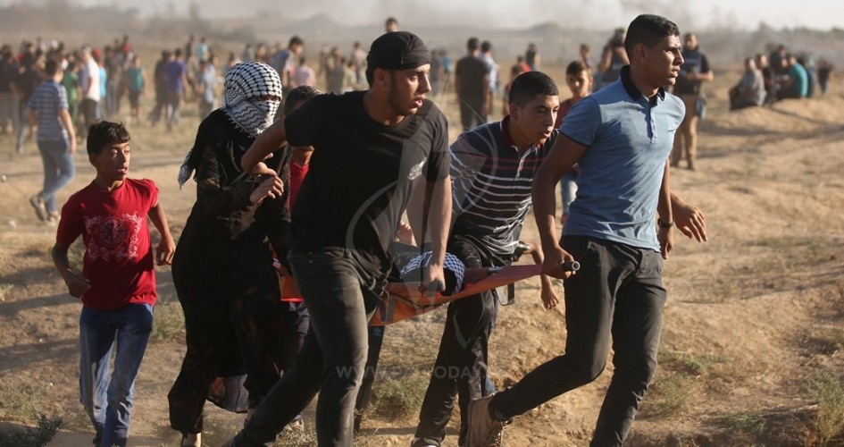 شهيدان و 142 اصابة برصاص الاحتلال في جمعة الثبات والصمود شرق قطاع غزة
