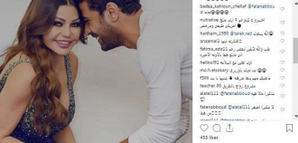 صورة رومانسية جداً تؤشر لزواج هيفاء وهبي من مدير اعمالها