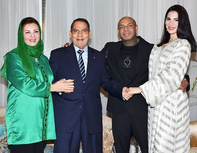 ابنة الرئيس التونسي المخلوع بن علي تضع حداً للشائعات بعقد قرانها على مغني الراب كادوريم