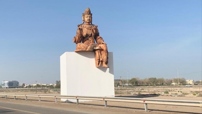 عودة لتواجد الاصنام بالجزيرة العربية.. ابو ظبي تقيم تمثالاً لبوذا 