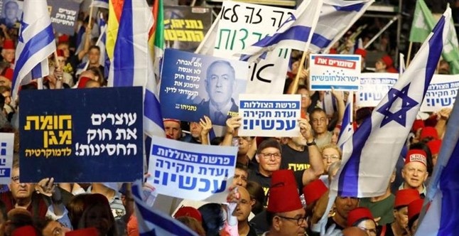 المعارضة الإسرائيلية ترفض ان يتحول نتنياهو الى دكتاتور مثل اردوغان 
