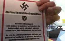 النازيون الجدد يوزعون في مدن المانية منشورات كراهية وتهديد للمسلمين 