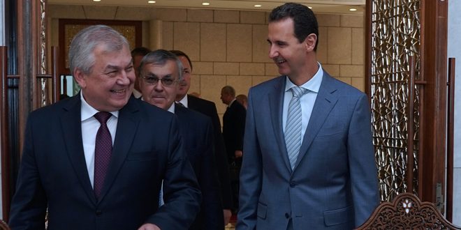  الأسد لمبعوث بوتين: تركيز العمل على وقف عدوان اردوغان وانسحاب قواته التركية مع الأميركية من الأراضي السورية