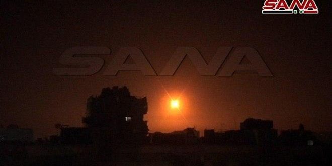 وسائط الدفاع الجوي السوري تتصدى ليلاً لصواريخ اسرائيلية قادمة من فوق الجولان المحتل وتسقط عدداً منها/ فيديو
