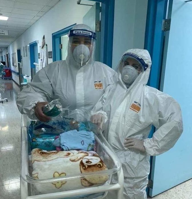 نجاح عملية ولادة قيصرية لمصابة بالكورونا في مستشفى الملك المؤسس