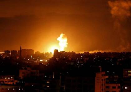 بحجة الرد على صاروخ اطلق امس.. طائرات الاحتلال تقصف فجر اليوم مواقع تابعة للمقاومة في قطاع غزة/ فيديو
