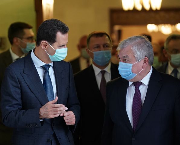 الأسد يبحث مع مبعوث بوتين تكثيف السعي الثنائي لتخفيف آثار العقوبات الغربية الجائرة على سوريا تمهيدا لتجاوزها