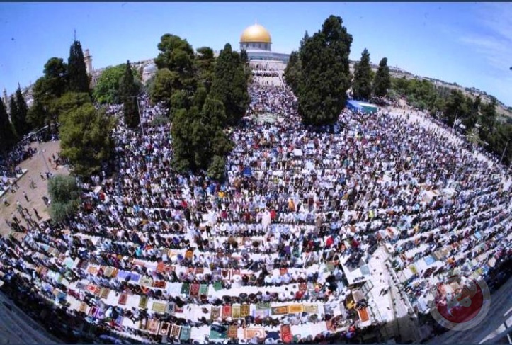 60 ألفا يؤدون صلاة الجمعة في المسجد الأقصى اليوم