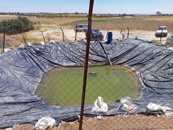ازالة اعتداء على خطوط المياه لري مزارع وتعبئة صهاريج في مادبا