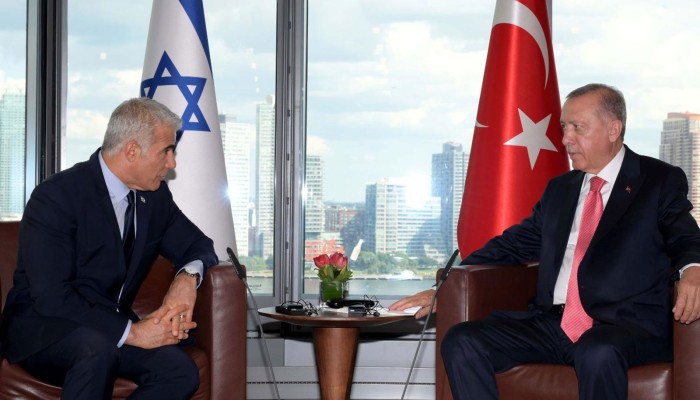 اللقاء الأول منذ 2008.. أردوغان يلتقي لابيد في نيويورك والبحث يتطرق لإستعادة الأسرى الصهاينة لدى 