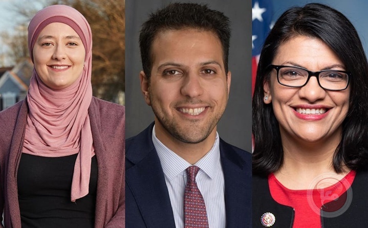 فوز ثلاثة نواب من أصول فلسطينية في الكونغرس الأمريكي، واحتفاظ المسلمة إلهان عمر بمقعدها في المجلس