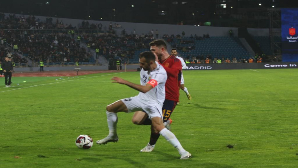 انتهاء مباراة الأردن وإسبانيا بنتيجة 3 - 1 لحساب لإسبان