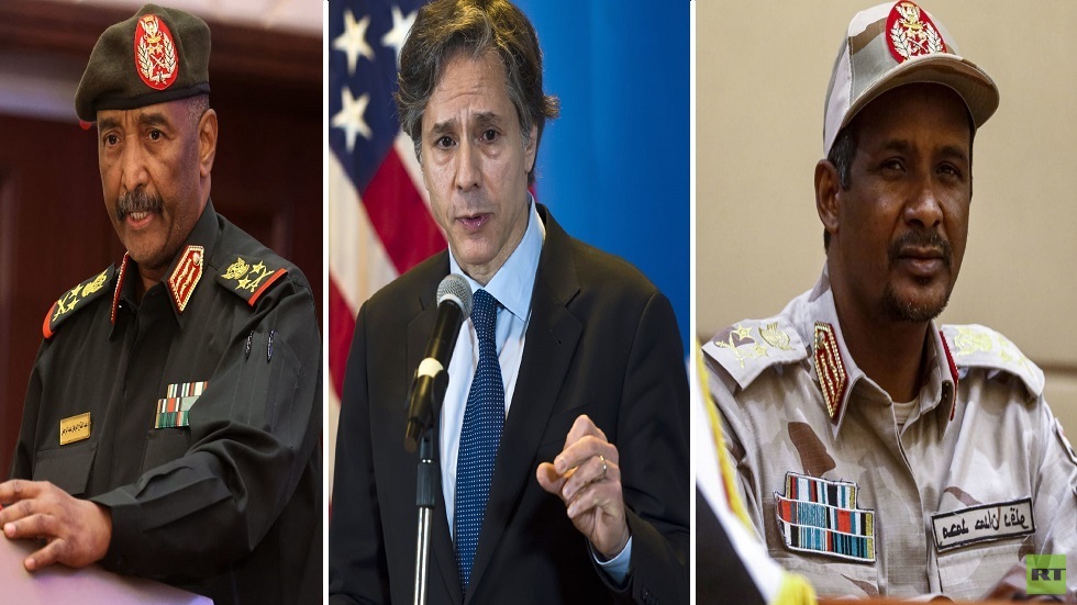 إعتداء على وفد دبلوماسي أميركي في السودان، وبلينكن يطالب البرهان وحميدتي بوقفٍ إطلاق النار، والأخير يستجيب