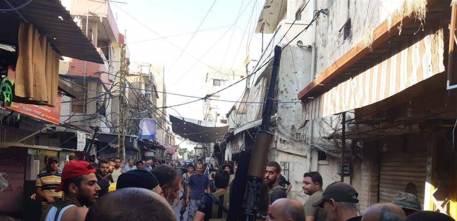 مقتل فلسطينيين في اشتباكات فصائلية بمخيم عين الحلوة في لبنان
