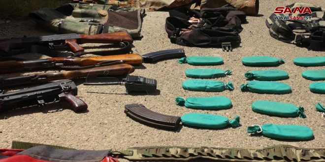 الجيش السوري يلاحق تجار الاسلحة والمخدرات على الحدود مع الاردن