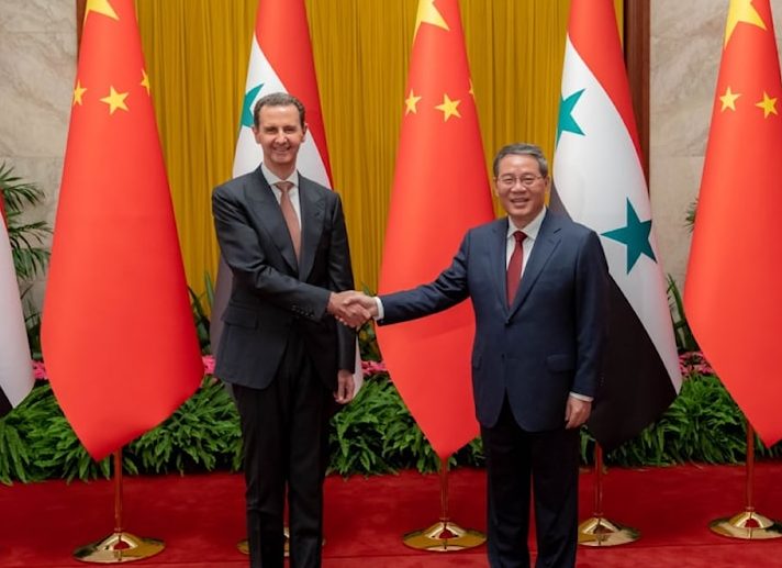 خلال لقائه رئيس الوزراء الصيني: الأسد يؤكد التمسك بالتوجه شرقاً، ويعلن التطلع لأن يتحول اليوان الصيني إلى عملة دولية