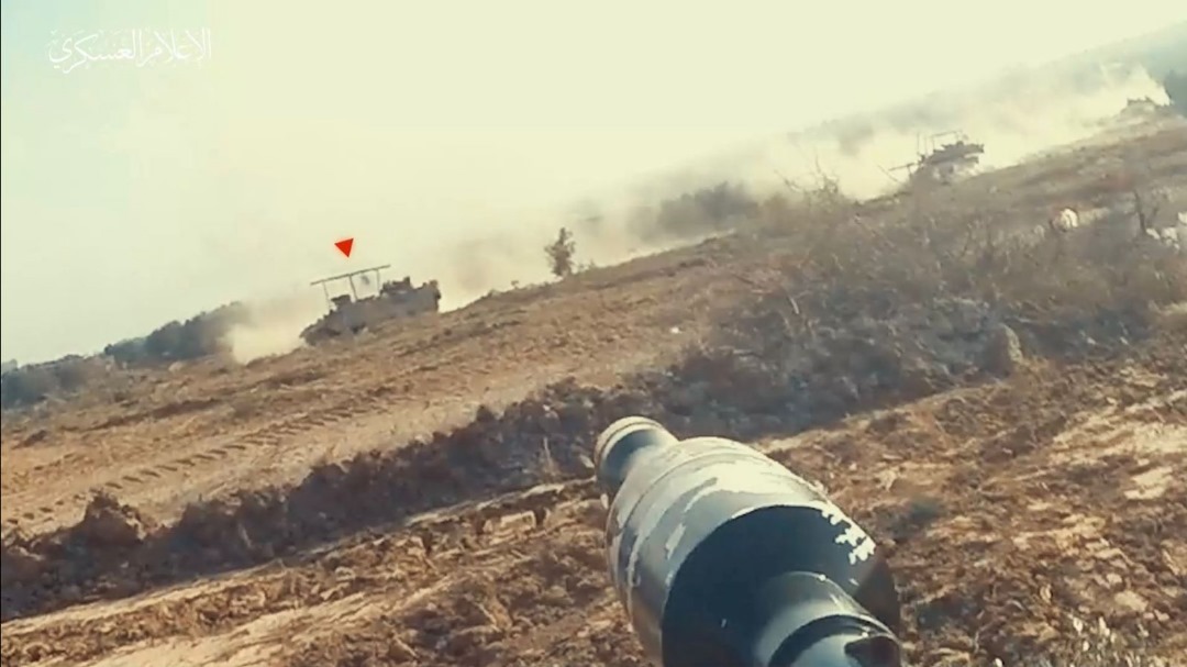 كتائب القسام تواصل استنزاف قوات العدو وتدمر لها، منذ صباح اليوم الاربعاء، 16 دبابة بمحاور التوغل في غزة بقذائف الياسين